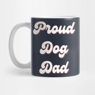 Proud Dog Dad Retro Mug